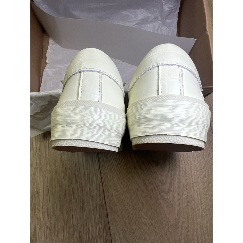Women's Dolce Vita Zina 360 6.5 Casual Cream Colored Sneakers New - Picture 5 of 7